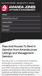 Mobile Screenshot of amandajonesproperties.co.uk